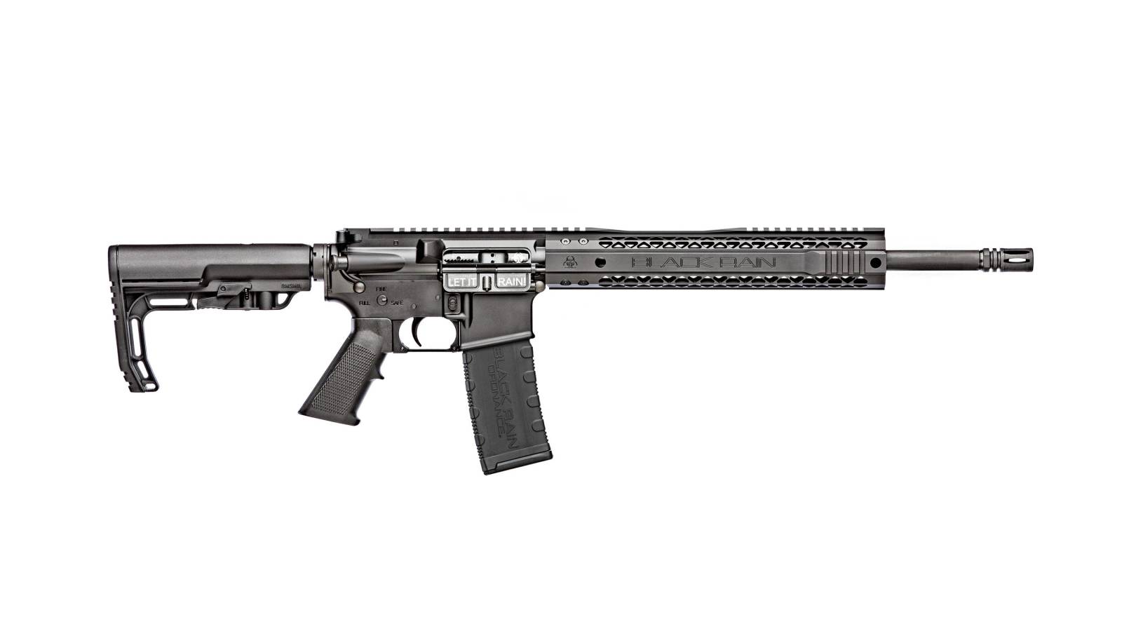 Black Rain SPEC15 A2 5.56 NATO 16 in Black Anodized 30 Round Semi-Auto - Black Rain Ordnance - 223 Remington