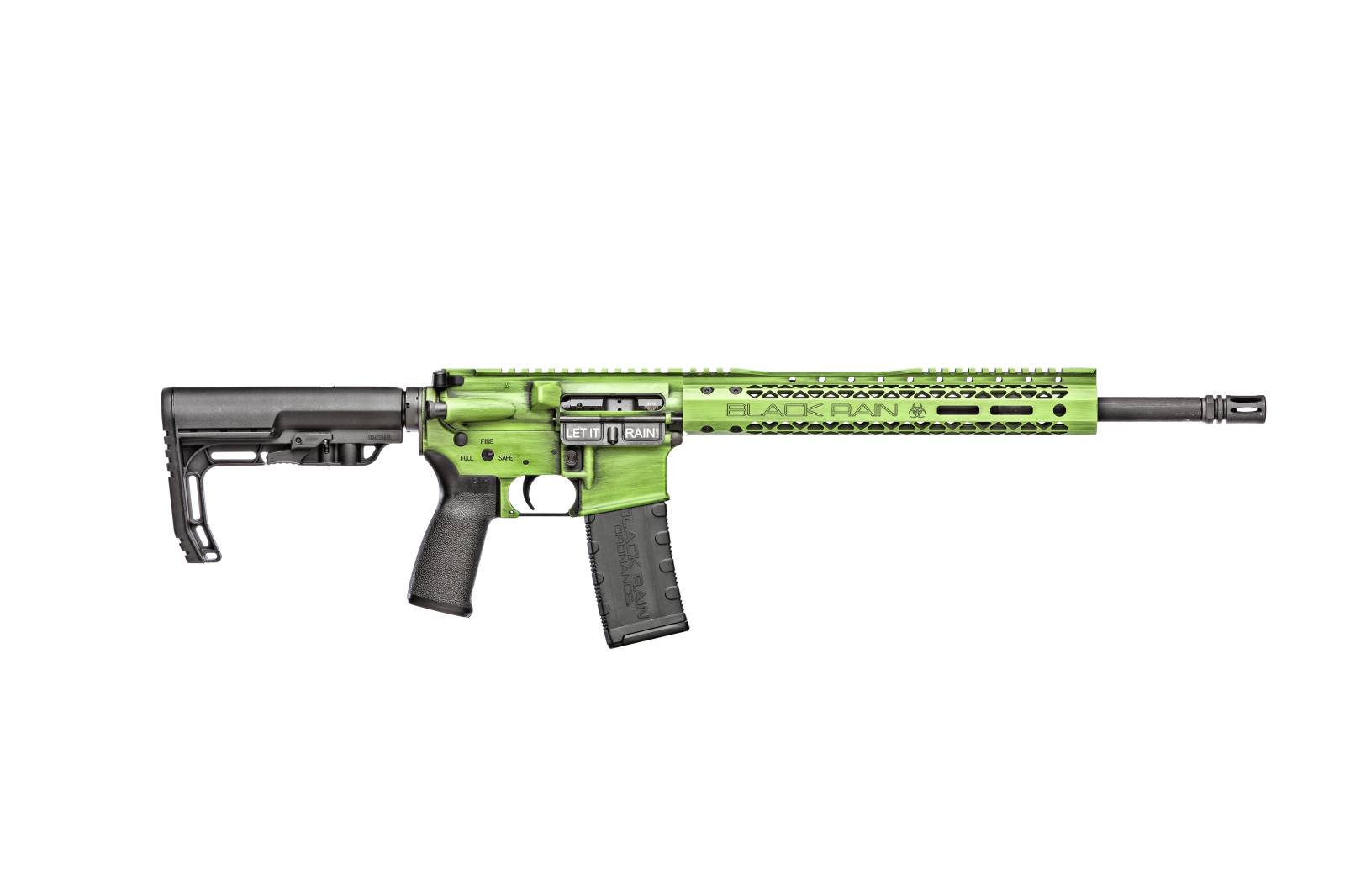 Black Rain Ordnance Spec+ Fusion 5.56 NATO 16 in Barrel Zombie Green 30 Rou - Black Rain Ordnance - 223 Remington