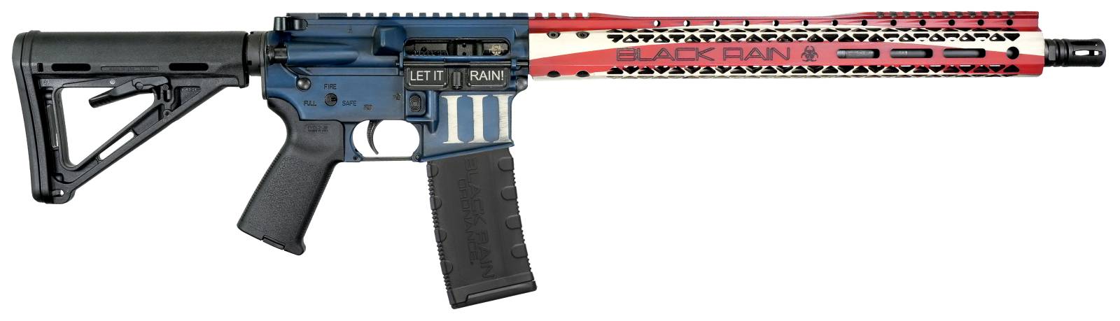 Black Rain Ordnance 16"5.56 Spec+Pat Btsy RSS Flag BRO-PAT-BETSY - Black Rain Ordnance - 223 REMINGTON