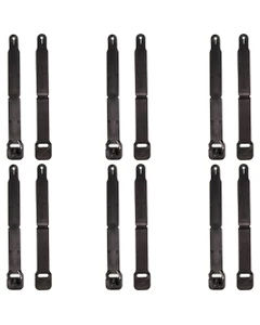 HIGH SPEED GEAR CLIP LONG PACK OF 12 BLACK