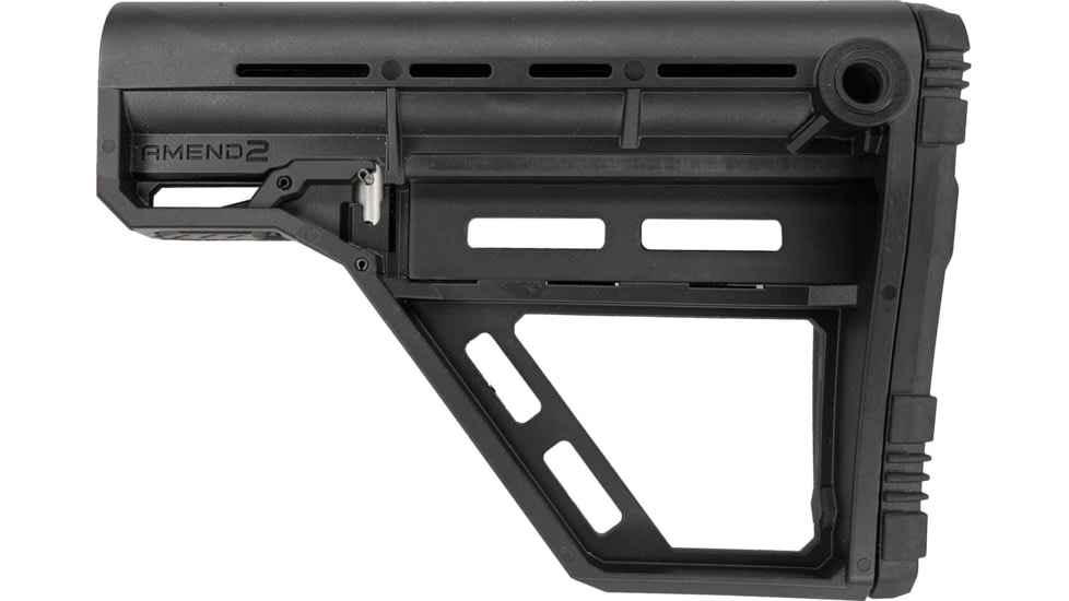 AMEND2 AMS MODULAR MIL-SPEC CARBINE STOCK BLACK FULL STORAGE