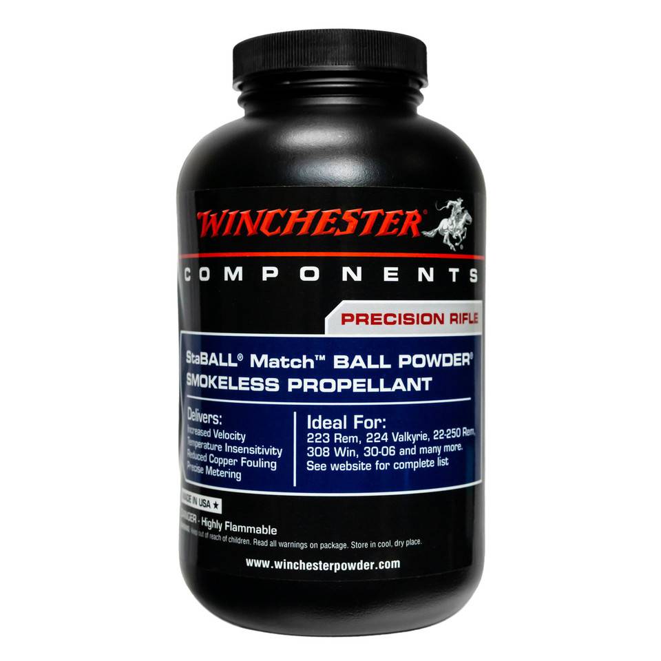 Winchester STABALL Match Rifle Powder 1 LB - Winchester