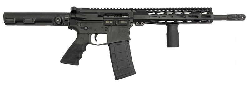 DSI DS-15 NON-NFA TYPHOON RIA 5.56 NATO 12IN BBL BLK SBA3 12IN MLOCK FE W FXD FG 10RD PMAG CT NJ