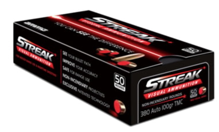 AMMO INC STREAK AMO 380 AUTO 100GR TMC RED 50RD (20 BOX CASE)