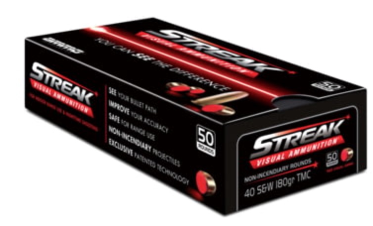 AMMO INC STREAK AMO 40 S&W 180GR TMC RED 50RD (20 BOX CASE)