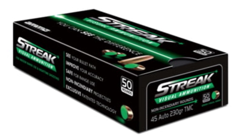 Ammo Inc STREAK Target .45 ACP Handgun - 230 Grain | TMC Green ...