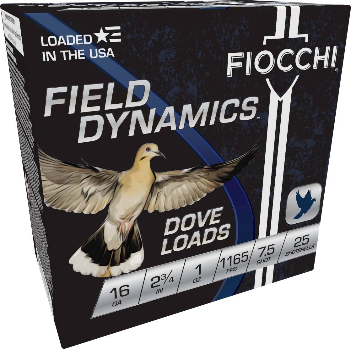 Fiocchi 16GT75 Field Dynamics Dove & Quail 16Gauge 2.75" 1oz 7.5Shot... - Fiocchi - 16 Gauge