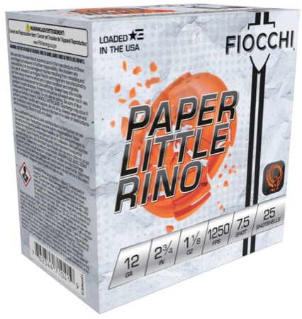 Fiocchi 12FPWR75 12 Gauge 2.75" 1-1/8oz 7.5 Shot 25 Rounds - Fiocchi - LEAD