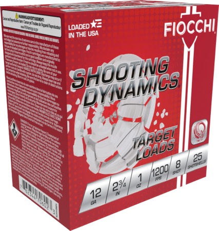 Fiocchi Shooting Dynamics Heavy Dynamic Load 12 ga. 2.75 in. 1 oz. 8 Sho... - Fiocchi - LEAD