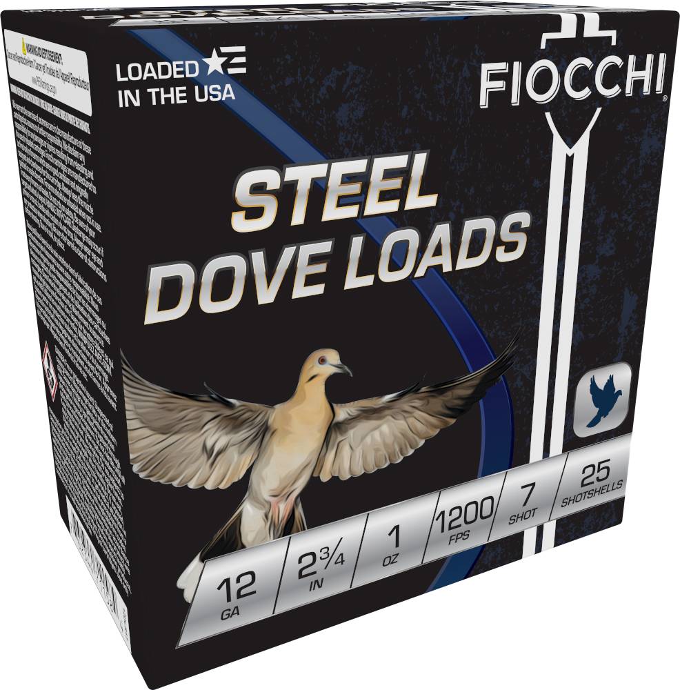 Fiocchi 12DLS17 Dove & Quail 12Ga 2.75" 1oz #7 Shot 25rd Box - Fiocchi - 12 Gauge