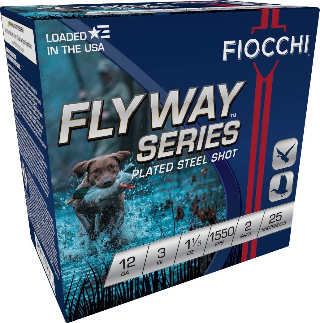 Fiocchi 123ST152 Flyway 12Gauge 3" 1 1/5oz 2Shot 25 Per Box/10 Case - Fiocchi - 12 Gauge