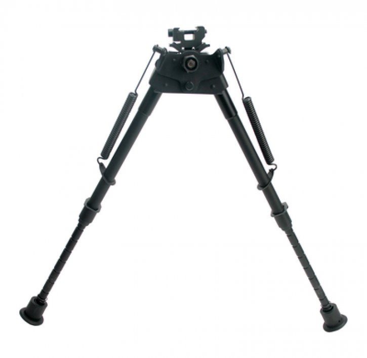 Konus 1948 Bipod 6-9" Alloy Steel, Weaver-Picatinny, Foldable, Black