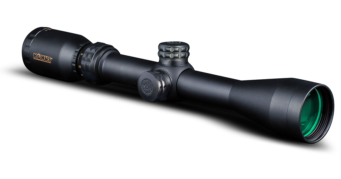 Konus KONUSPRO Rifle Scope - 3-9x40mm 1 SFP 275 Reticle Center Dot Dual Red/Blue Illum