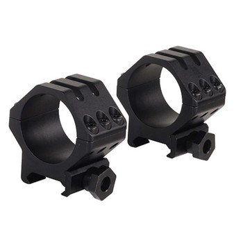 Weaver 48355 6-Hole Tactical Scope Rings 30mm Low Matte Black - Weaver