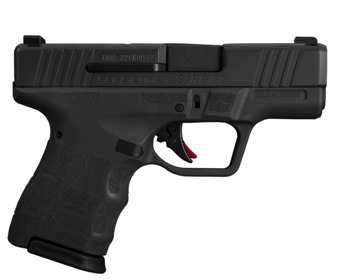 SAR SAR9 SUBCOMPACT HGA 9MM 3.3 IN BBL 3 DOT NIGHT SIGHTS BLACK 2/12RD MAG