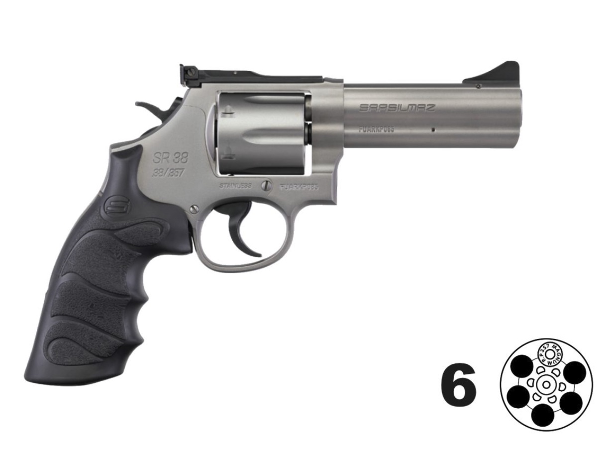 SAR REVOLVER 357MAG SS 4"    #