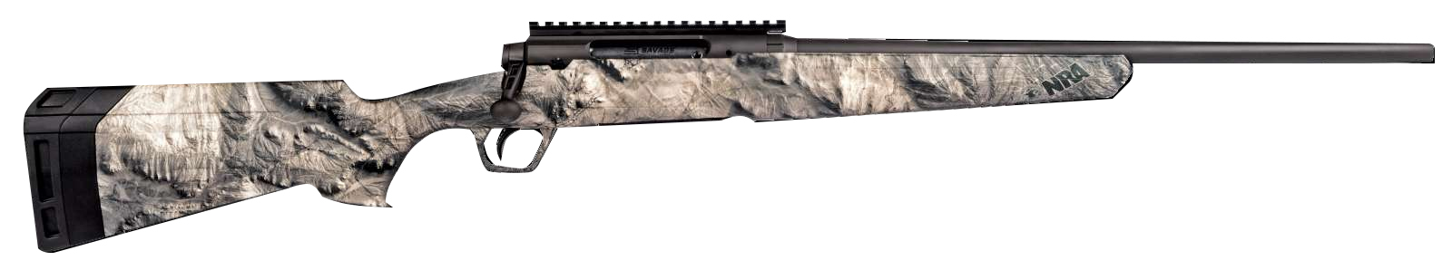SAVAGE AXIS II XP RIB 270 WIN 20IN BBL  MOSSY OAK OVERWATCH SYN STOCK 4RD DBM ACCUTRIGGER