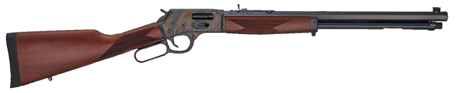 Henry H012GCC Big Boy Side Gate 44 Mag 10+1 20" Blued Octagon Barrel Color Case Hardened Steel American Walnut Right Hand - Henry Repeating Arms - 44 Magnum | 44 Special
