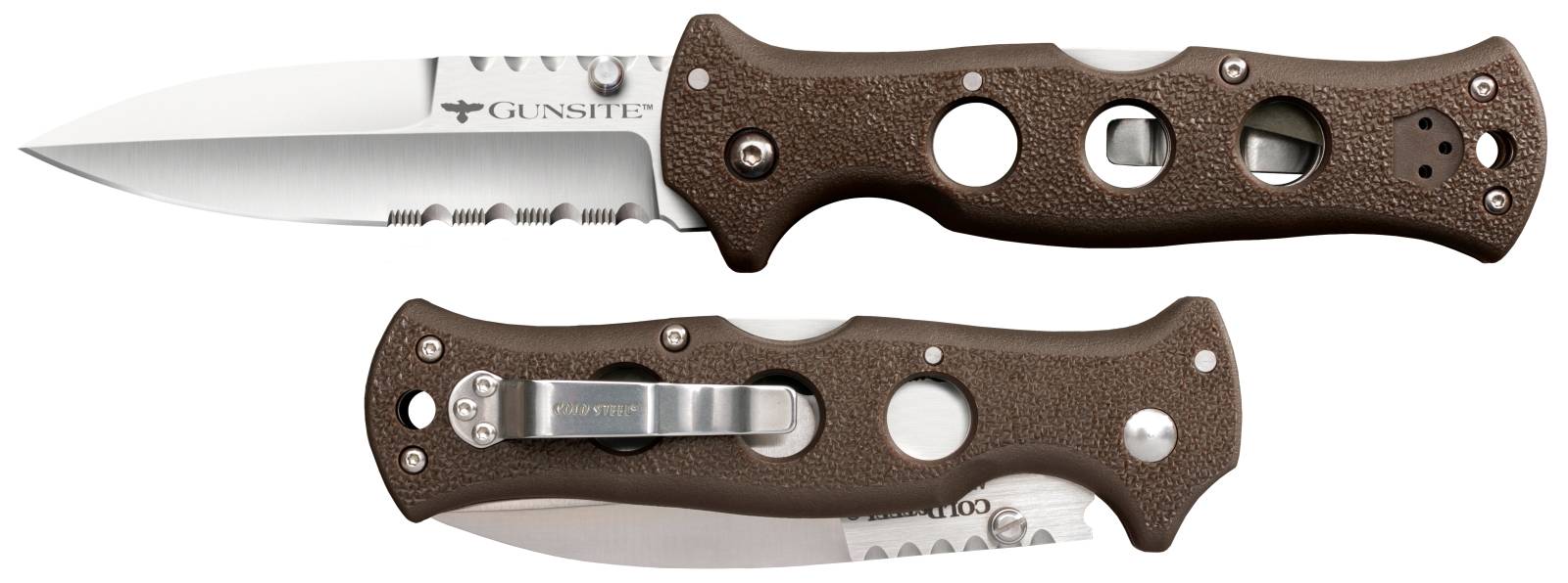 COLD STEEL GUNSITE FDE 9 IN OAL 4 IN FOLDING SPEAR...