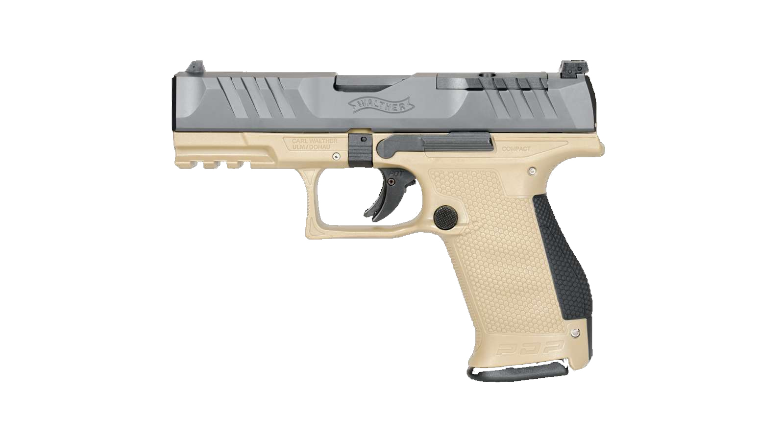Walther Arms 2858444 PDP Compact Optic Ready 9mm Luger 4" 15+1 Black... - Walther - 9mm