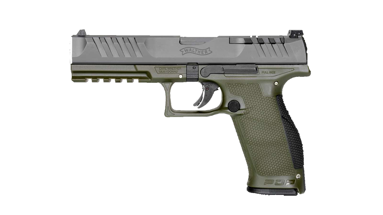 WALTHER PDP Full Size 9mm 5" Two-Tone Optic Ready Semi-Auto Pistol 2858398 - Walther - 9mm