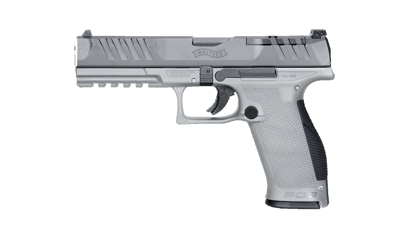 WALTHER PDP Full Size 9mm 5" Two-Tone Optic Ready Semi-Auto Pistol 2858401 - Walther - 9mm