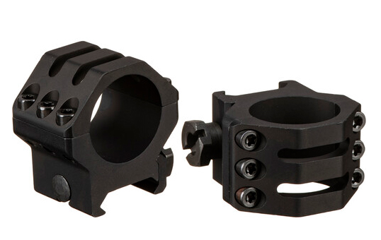 Weaver Mounts 99693 Picatinny Six-Hole 30mm Medium Black Anodized Aluminum - Weaver - 30MM