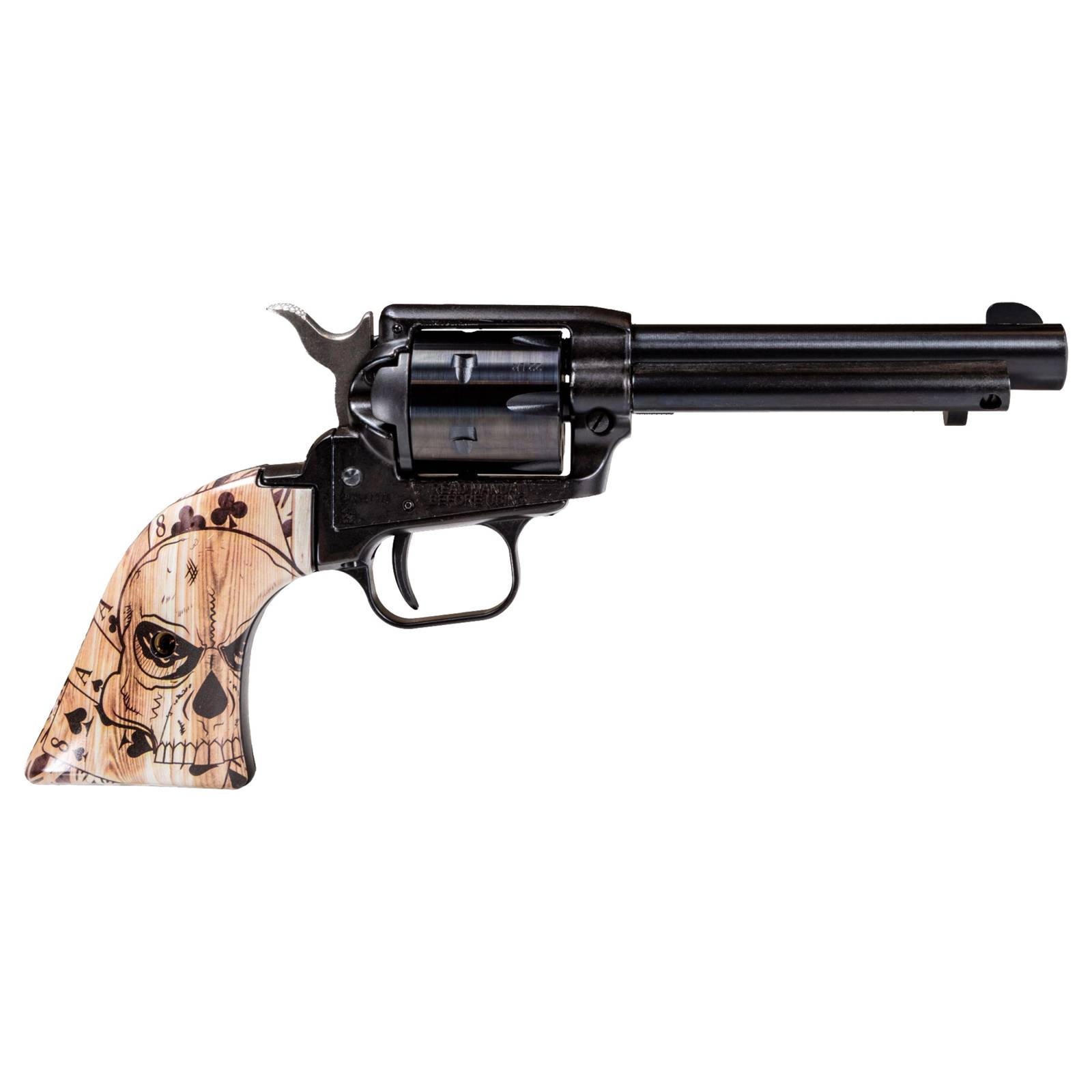HERITAGE ROUGH RIDER HGR 22LR 6 1/2" BBL BLACK IML 6/RD DEADMANS HAND