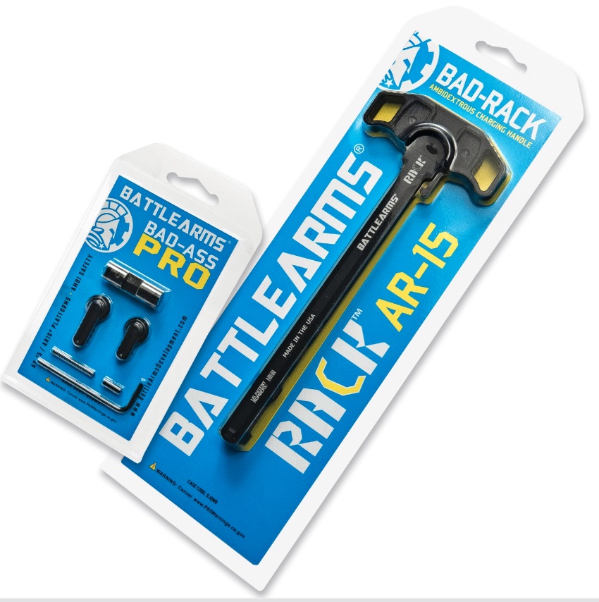 BATTLE ARMS ULTIMATE AR15 AMBI CONTROL UPGRADE KIT- 3 PIECE- BADASSPRO /BADRACK15 /BADEMCAMBI