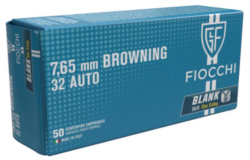 FIOCCHI AMO 7.65 BROWNING/32 AUTO BLANKS 50-RD ( 20 BOXES PER CASE )