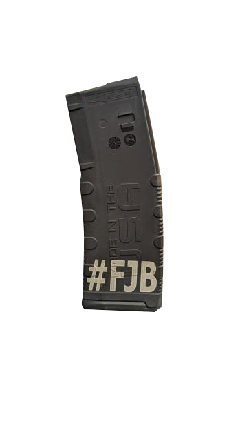 Black RAIN LASER ETCHED MAGAZINES 30RD FJB