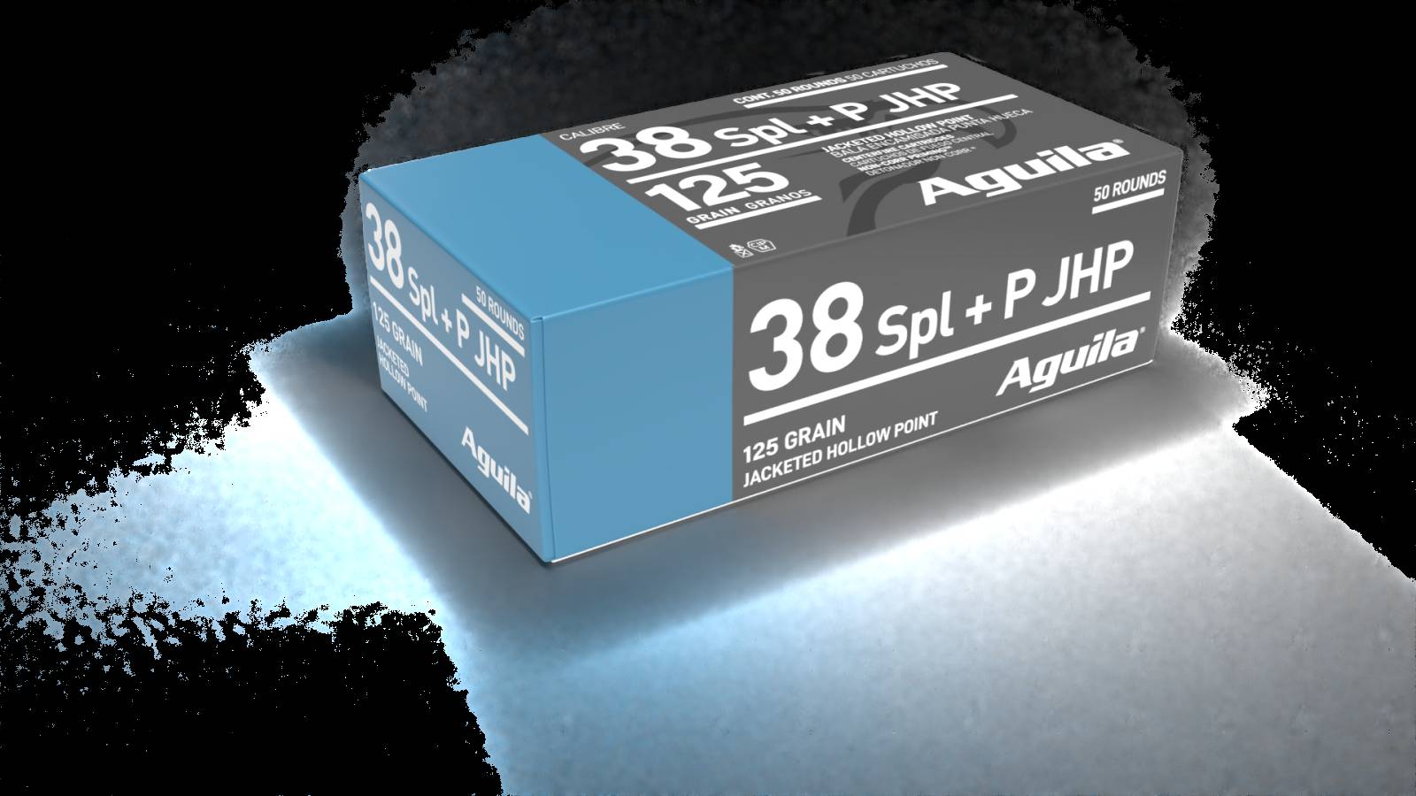 Aguila .38 Special 125gr JHP 50rd Ammo (10 Boxes Per Case)