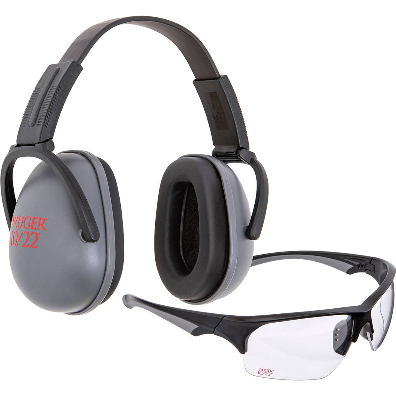 Allen Ruger 10/22 Passive Muff & Shooting Glasses Combo