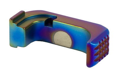 Shield Arms G43X-PRM-PBF-RH Mag Release Glock 43X/48 Peacock Anodized RH - Shield Sights