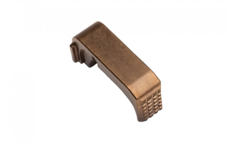 SHIELD ARMS PREMIUM MAG CATCH/RELEASE STEEL BRONZE GLOCK 43X/48 LH