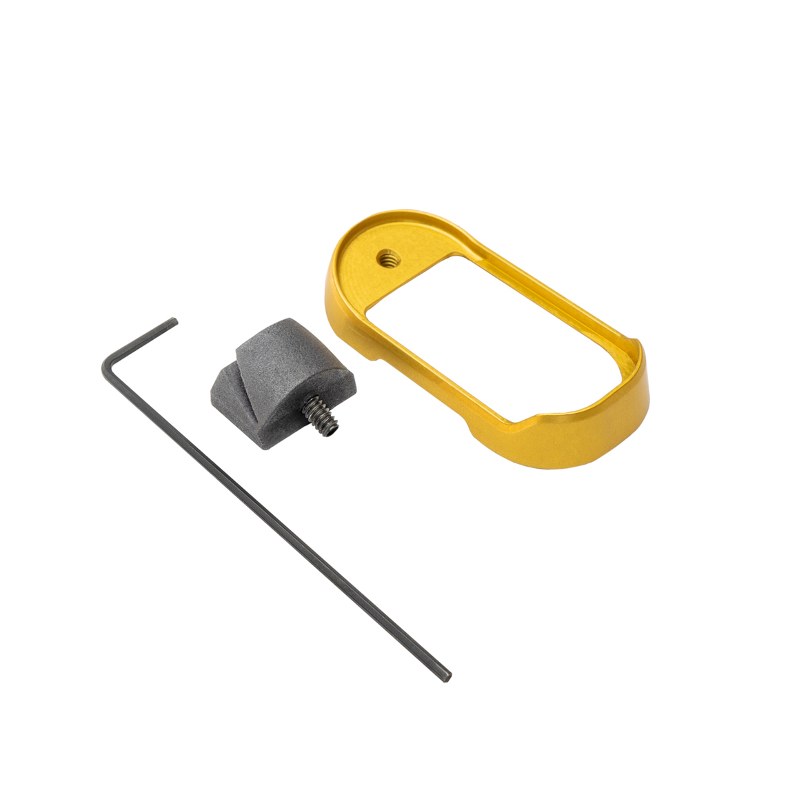 Shield Arms G43X48-MAGWELL-GLD Gold Anodized Magwell for Glock 43X/48