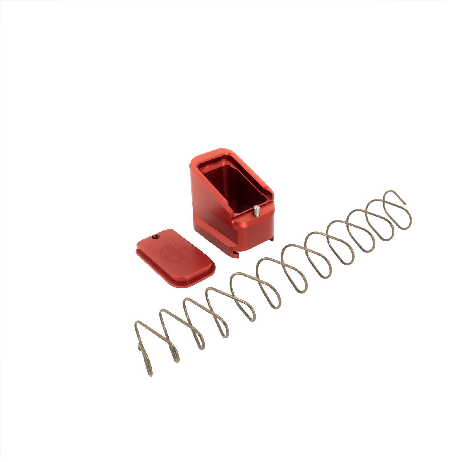SHIELD ARMS MAG EXTENSION +5/4 RED FITS CZ P10S MAGS