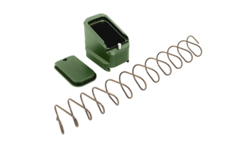 SHIELD ARMS MAG EXTENSION +5/4 ODA GREEN FITS CZ P10S MAGS