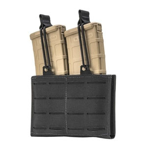 TacShield T3567BK RZR Molle Double Rifle Magazine Pouch Black 1000D Nylon