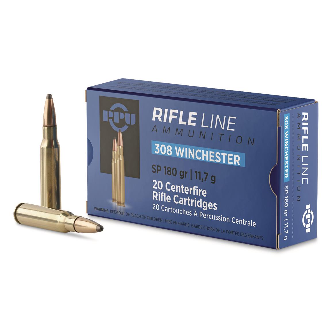 PPU Match Rifle .308 Winchester 175gr HPBT (20rd)