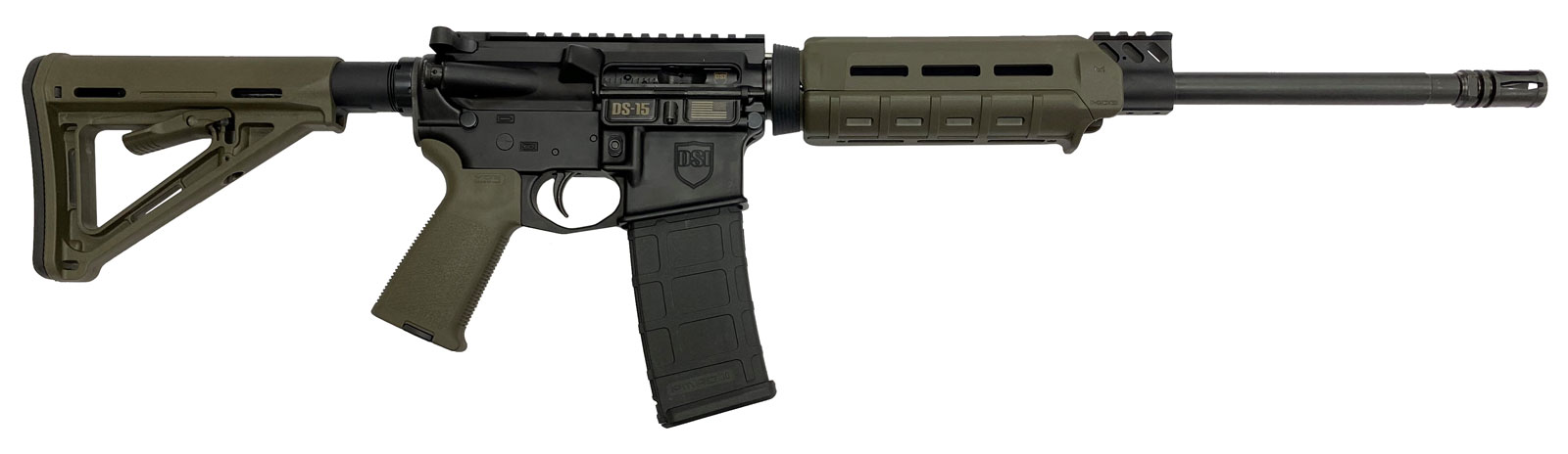 DSI DS-15 STANDARD HBAR MOE RIA 5.56 NATO 16IN BBL ORC ODX MOE STK 7IN MOE FE 10RD PMAG MD
