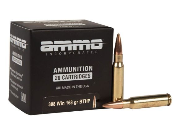 AMMO INC Signature Line .308 Winchester 168 Grain BTHP Ammunition (20 Rounds)