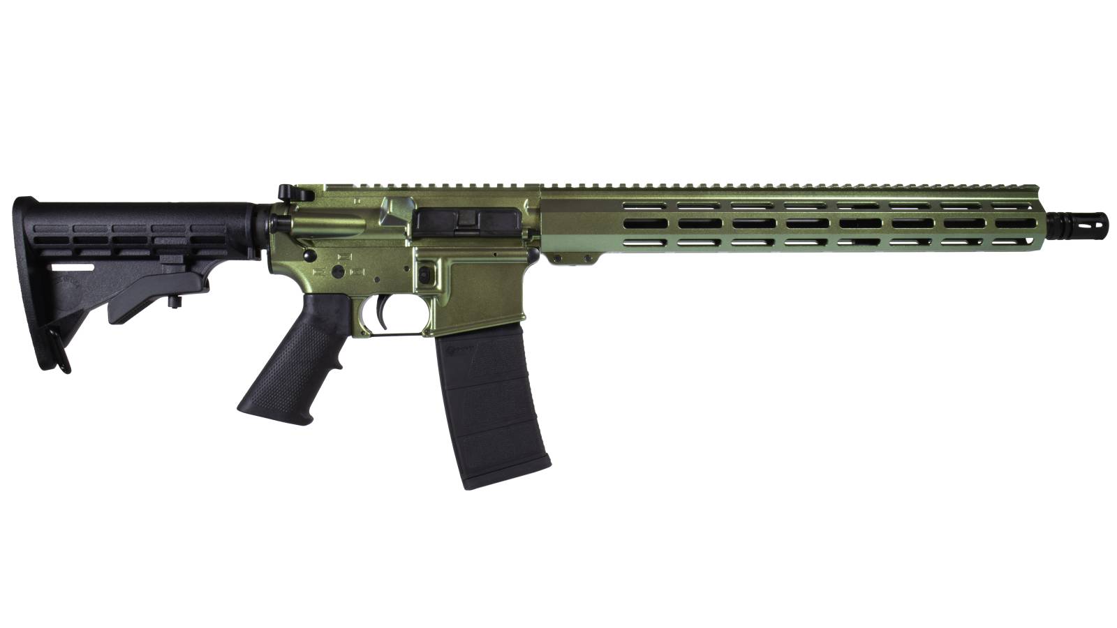 SHARK COAST TACTICAL CAYMAN GUN CANDY RIA 5.56 NATO 16IN BBL OR A2 FH MOE SL STK CUST CERAKOTE 30RD