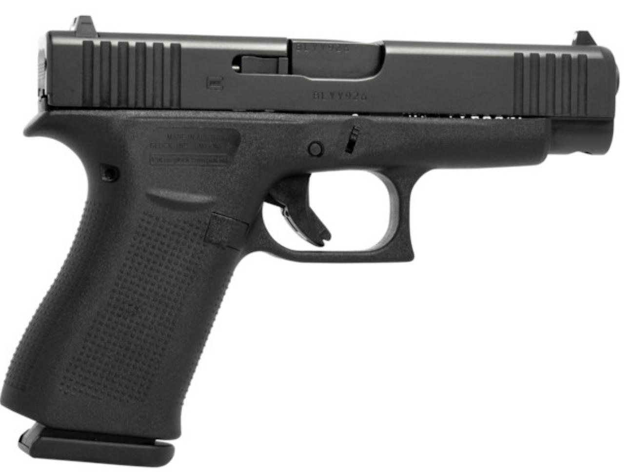 GLOCK 48 G48 HGA 9MM 4.0 IN BBL GNS 5LB SILVER 2 10RD MAGS