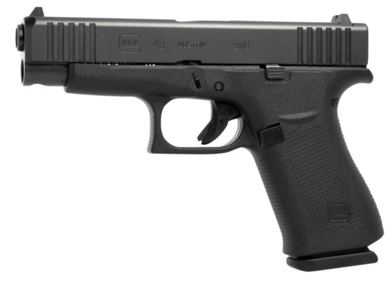 GLOCK 48 G48 HGA 9MM 4.0 IN BBL FS 5LB SILVER 2 10RD MAGS