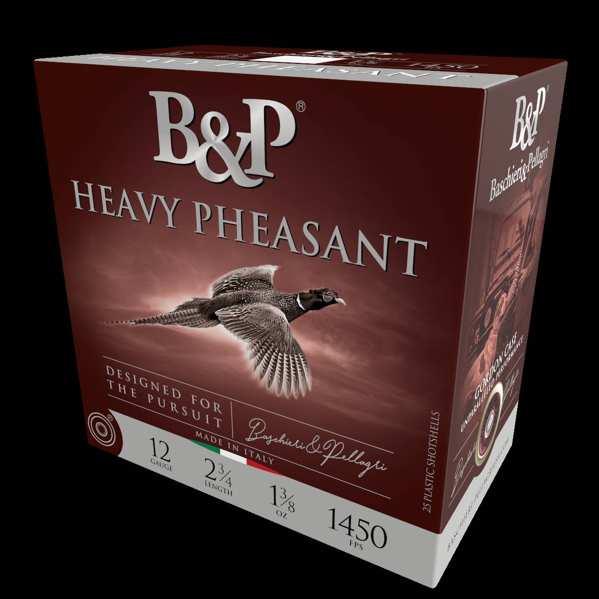 B&P Heavy Pheasant 12 Gauge Shotshell Ammo 2 3/4" 1 3/8oz #5 1450 FPS