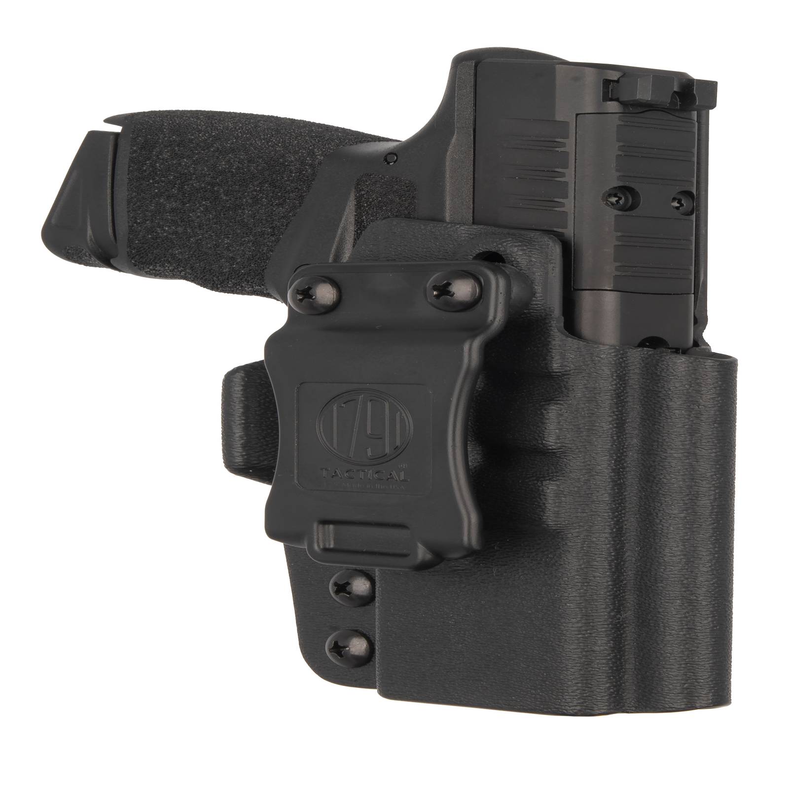 1791 Tactical TAC-IWB-GLOCK43 Black Kydex Holster Right Hand Glock 43