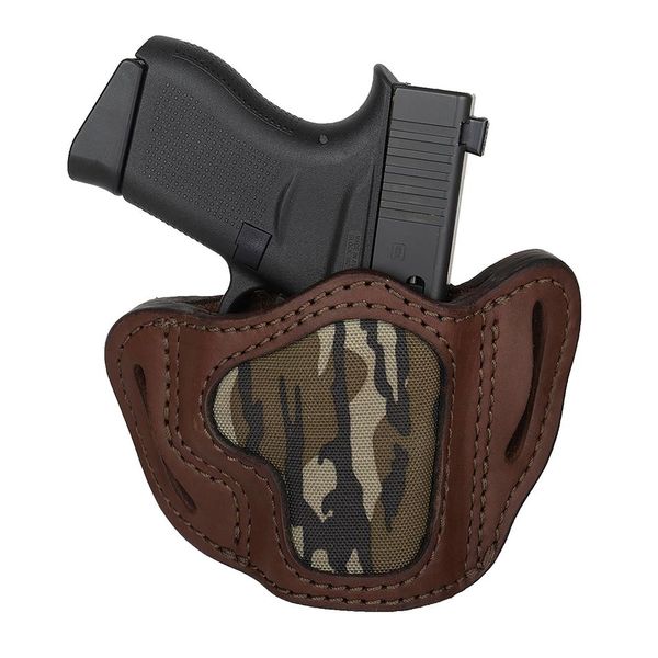 1791 Gunleather MOBHCBRWR BHC Optic Ready OWB Holster Brown/Mossy Oak - 1791 Gunleather
