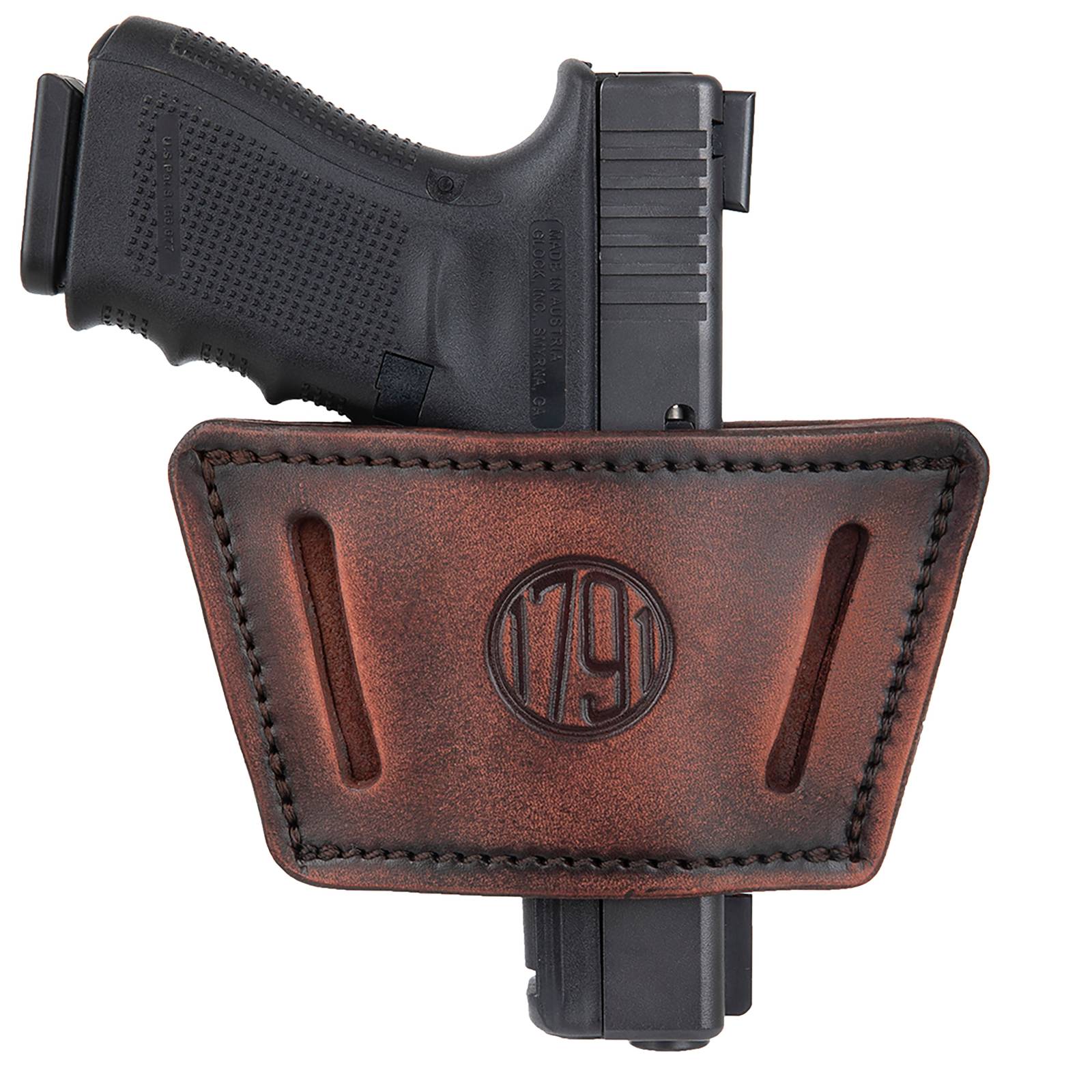 1791 GUNLEATHER UNIVERSAL IWB/OWB HOLSTER LARGE VI...