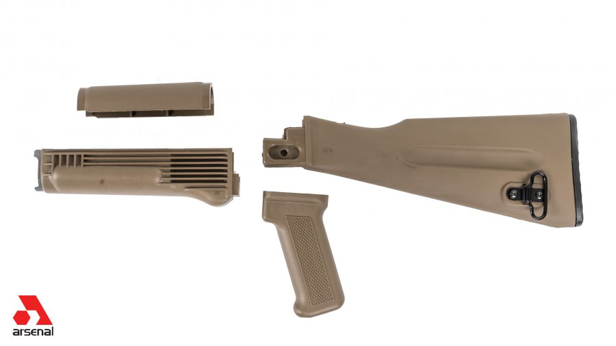 ARSENAL AKBSL 4 PIECE STOCK SET FOR STAMPED  AK47/74 VARIANTS FDE PLOYMER FURNTURE